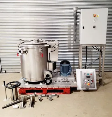 (2) Rousselet Robatel DRC 60 Vx AV 1S man vertical peeler centrifuges, 316L SS.