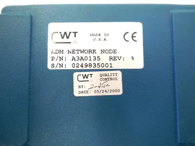 NEW COMPUTER WELD TECHNOLOGY INC. A3A0135 ADM NETWORK NODE
