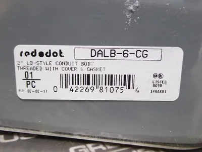 Lot of 2 Thomas & Betts DALB-6-CG Red-Dot 2" Threaded Conduit Body New NIB