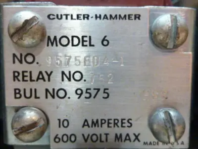 USED CUTLER HAMMER 9575ED4-1