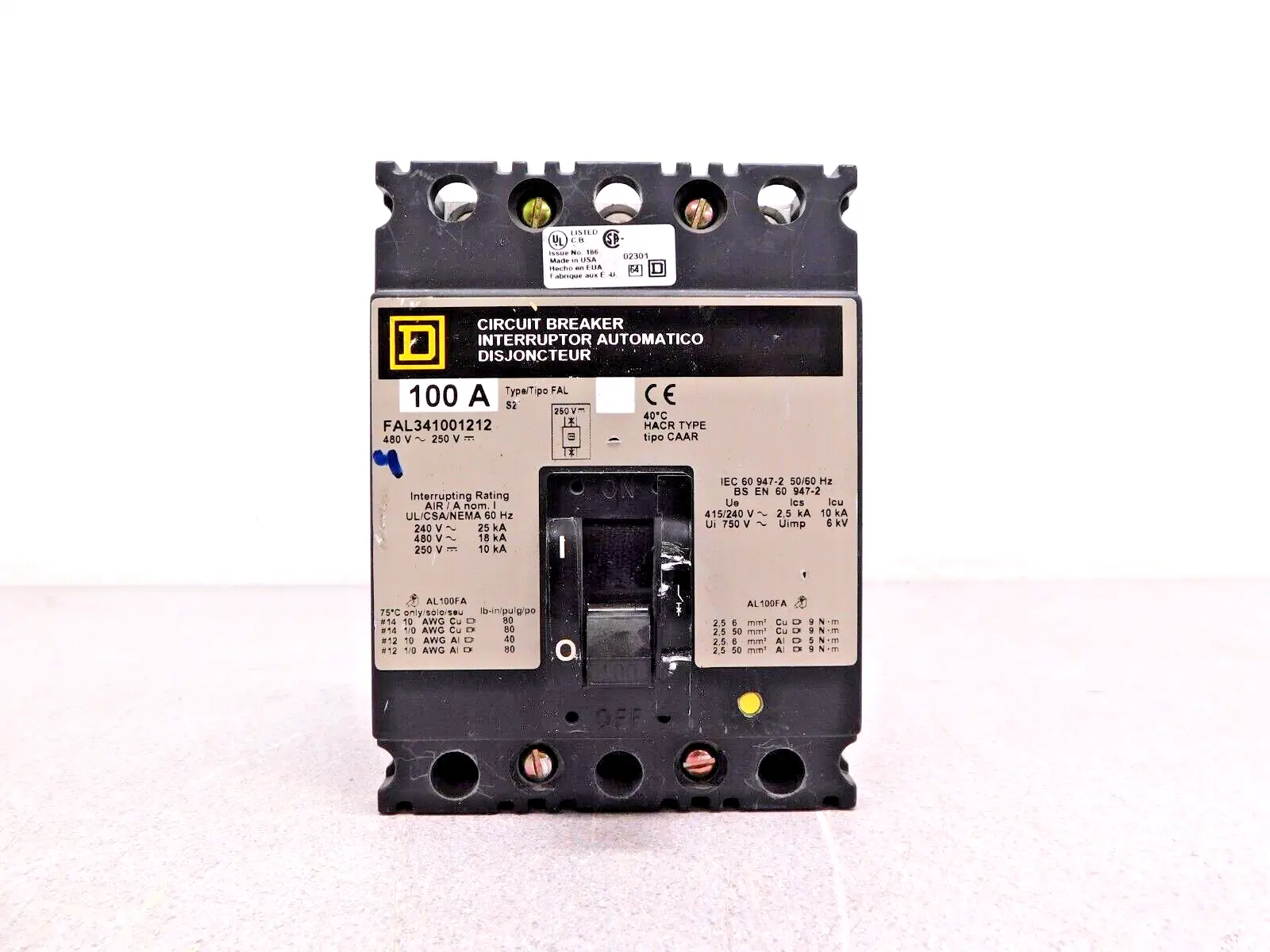 Used Square D FAL341001212 Circuit Breakers Ohio US | Equipment Recovery Corp. #1331033