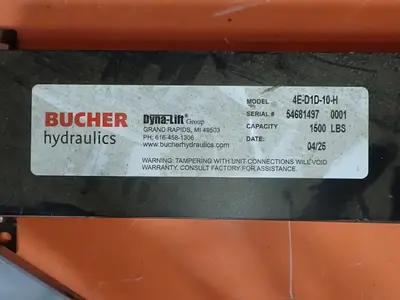 USED BUCHER HYDRAULICS 4ED1D10H