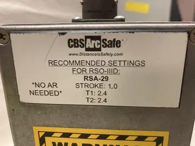 Used CBSARCSAFE RSA-29 Relays & Switches | Surplus Asset Holdings #1205795