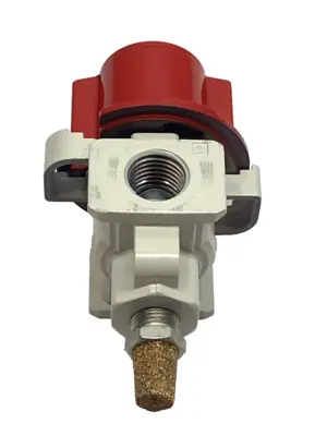 Used SMC Single Action Lockout Relief Hand Valve 3-Port 1/4" NPT Pump & Valve Parts Michigan US | Maverick Industrial Sales #1395477