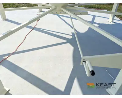 Used MERIDIAN 1410 STANDARD - 1637 BUSHELS Hopper Bottom Silos Iowa US | Keast Enterprises #1360511