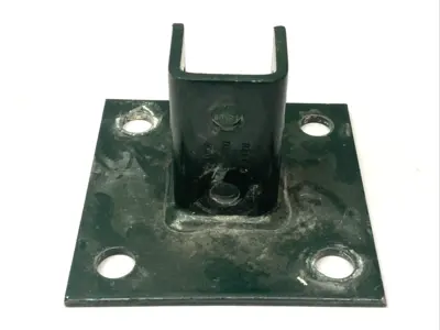 Used Eaton Square Post Base Green 6" x 6" x 3 1/2" Fits B22 1 5/8" Construction Material & Supplies Michigan US | Maverick Industrial Sales #1402217
