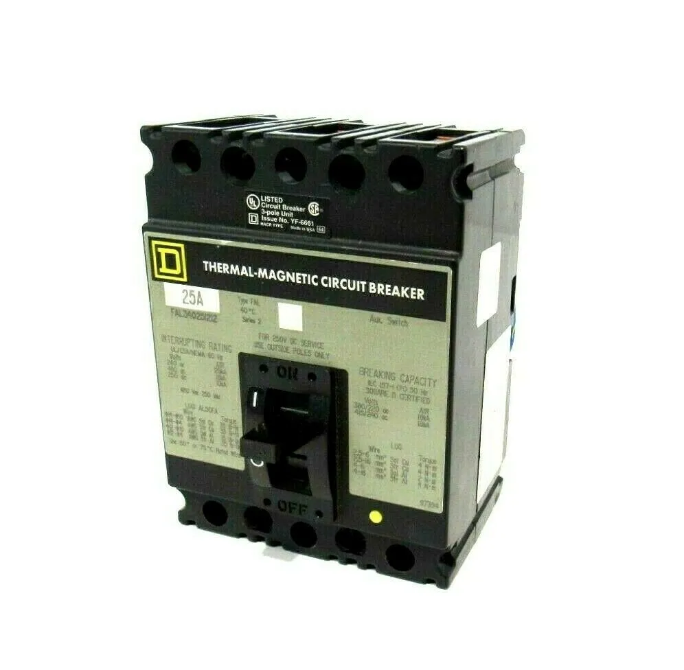 NEW SQUARE D FAL340251212 CIRCUIT BREAKER
