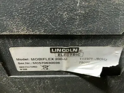 Used 2006 LINCOLN ELECTRIC MOBIFLEX 200M Fume Extractors Ohio US | HGR 24 #1545784