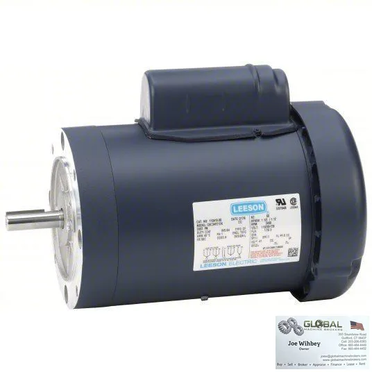 Leeson General Purpose 1.5HP Singel Phase AC Electric Motor 110419.00