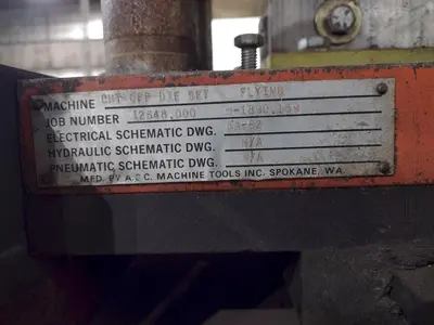 16 STAND X 4" x 36" WIDE R-PANEL ASC ROLLFORMER LINE WITH REEL & CUT OFF, BECK CONTROLS: STOCK #21176