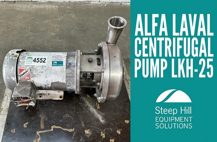 Used ALFA LAVAL LKH-25 Centrifugal Pumps | Steep Hill Equipment Solutions #772565