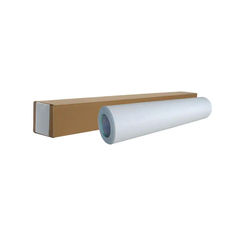 Used _UNKNOWN_ 54" x 50yd Roll Satin Cold Laminating Film (Monomeric 3.15 mil, Paper Adhesive Glue) Coating & Laminating Oklahoma US | Wide Image Solutions #1535154