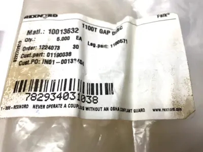 USED REXNORD VERTICALLY SPLIT COVER GRID ASSEMBLY 758303