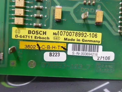 Bosch 1070084004-104 DeviceNet Power Supply Interface Card Used