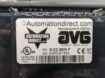 Automation Direct B-EZ-S6M-F Operator Interface Touch Panel 6" Screen Used