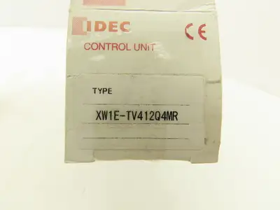 Idec XW1E-TV412Q4MR E-Stop Pushbutton 22mm Emergency Stop Lighted 24V LED
