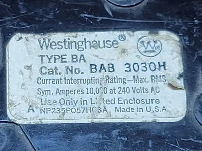 USED TECO-WESTINGHOUSE BAB3030H