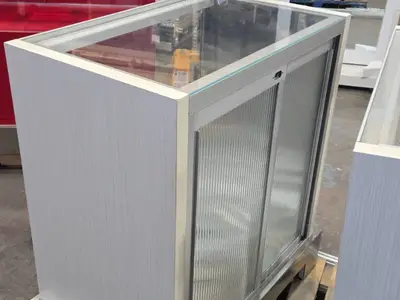 Retail Glass Jewelry Display Case / Counter | Lighted 33" x 21" x 38"
