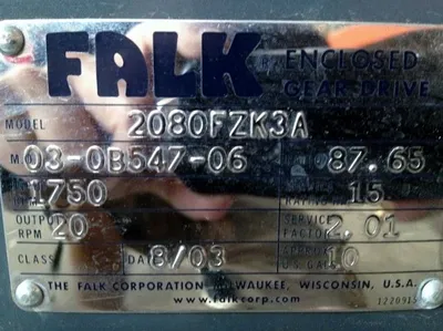 USED Falk 2080FZK3A