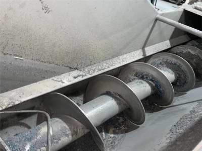 24" Diameter x 20'6" L Wolfking Stainless Incline Screw Conveyor