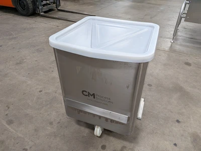 600 Pound SS Dump Buggy with Plastic Lid