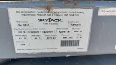 Used 2018 SKYJACK SJ8841 Manlifts Ontario CA | Platinum Group #1271324