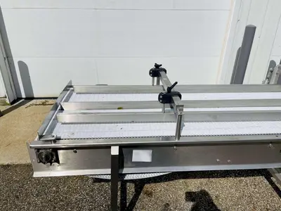 KleenLine 14.5ft Dual Belt Stainless Steel Flat Conveyor