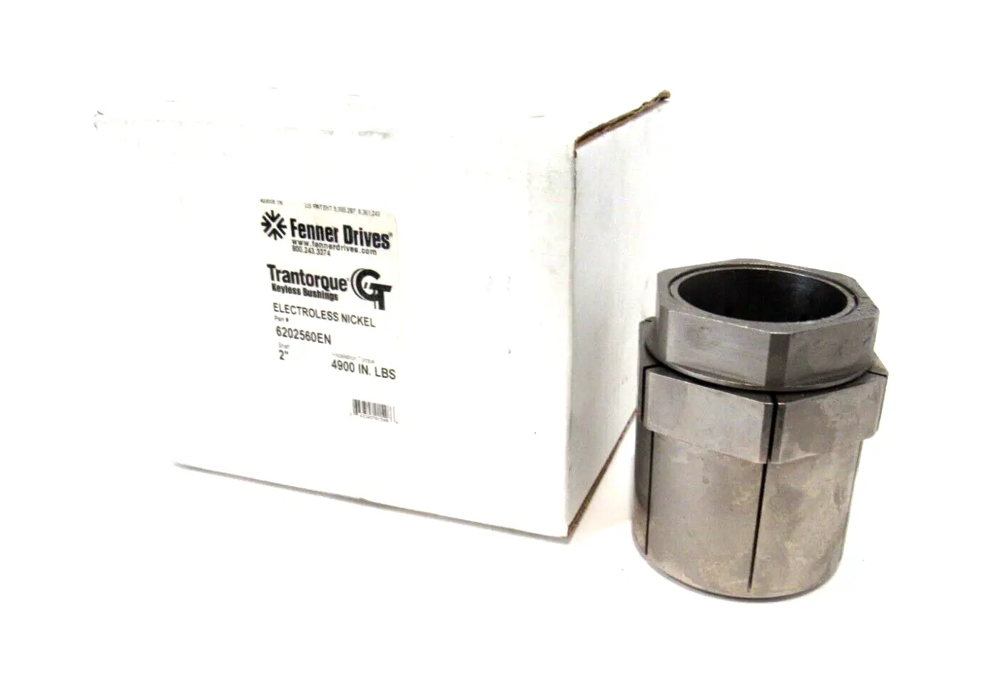 NEW FENNER DRIVES 6202560EN TRANTORQUE KEYLESS BUSHING 2" SHAFT