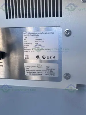 USED 2022 BUCHI LYOVAPOR L-200  FREEZE DRYER -55°C - +25°C W/ EDWARDS NXDS6IC PUMP, MFG 22