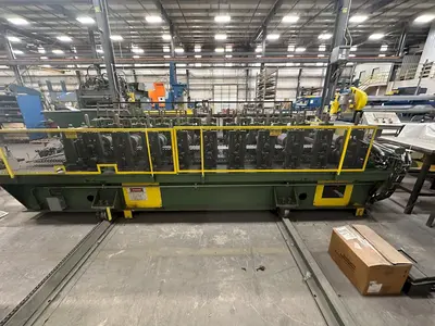 10 & 12 STAND X 2" BRADBURY SIDE BY SIDE U JOINT DRIVE ROLLFORMER: YOBRO #24947