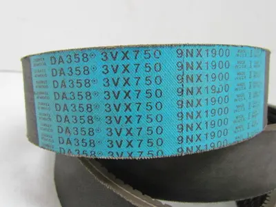 DA358 3VX750 Ribbed Wedge Cogged V-Belt 5-Rib 3VX 1.93" Wide 75" Outer Length