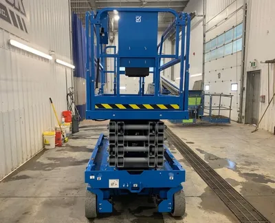 New | in-Stock 2026 GENIE GS-3246 E-DRIVE ELECTRIC SCISSOR LIFT Scissor Lifters Alberta CA | Adcock Equipment #1417636