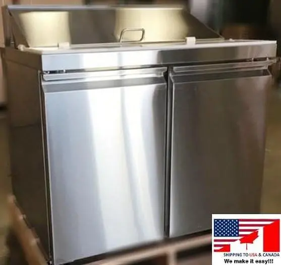 36" sandwich prep table