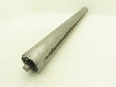 Hytrol 2.5"x 26" Snub Idler Gravity Conveyor Roller 11/16" Hex Axle