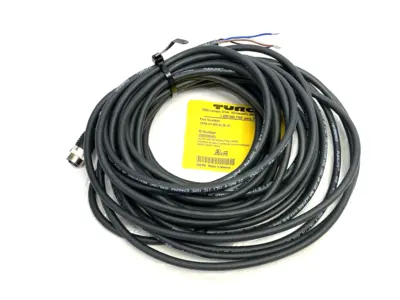 USED TURCK SINGLE ENDED BREAKOUT CORDSET M12 10M 100009561