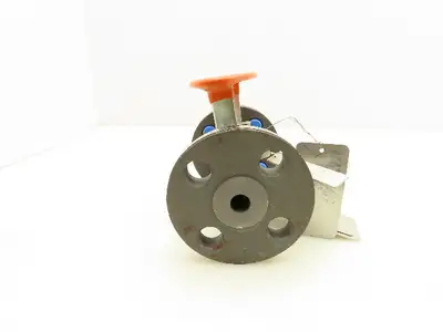 Kitz 300SCTAM-FS Chemical Ball Valve 1/2" Flanged Class 300 Steel 4-Bolt