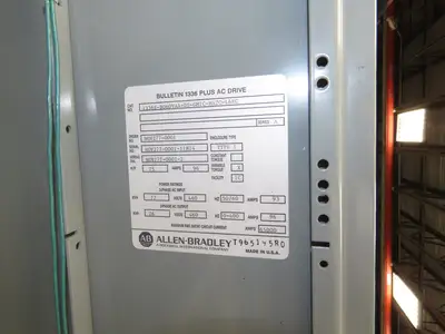 Allen Bradley 1336SB060VAADSGM1CHA2CL6EC AC Drive VFD 75Hp 76kva 460V Enclosure