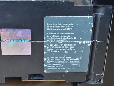 USED SQUARE D FH36060