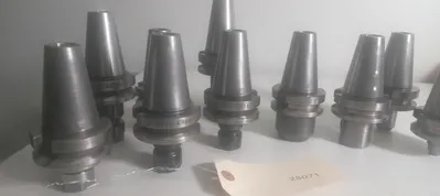 Lot of 10 BT40 Tool Holders -  LYNDEX , ANN Way , TECHLEADER JAPN 40 Taper