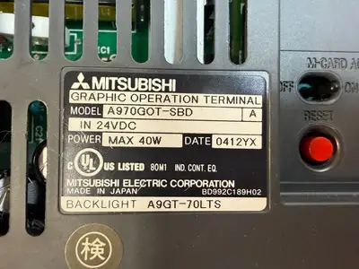 Mitsubishi Touch Screen A970GOT-SBD A970GOTSBD (9.3.4)