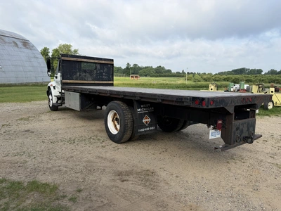 Used 2008 INTERNATIONAL 4300 SINGLE AXLE FLATBED TRUCK Flatbed Trucks Michigan US | Miedema Asset Management Group #1287637