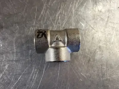 1/2" Stainless Steel Tee A/SA182 F304/F304L N2480 B16 3M