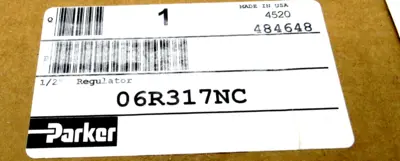 NEW PARKER 06R317NC REGULATOR 1/2"