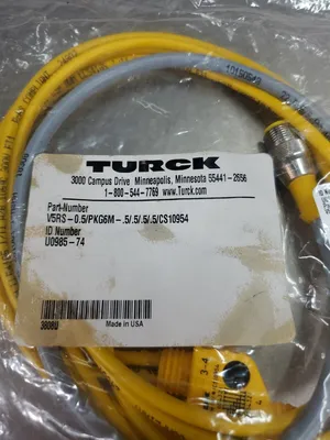 TURCK V5RS-0.5/PKG6M-.5/.5/.5/.5/CS10954 (ID# U0985-74) Cable Unit. 5A-12/2