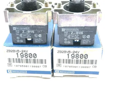 2 TELEMECANIQUE ZB2-BV6 PILOT LIGHT MODULE ZVB-6 ZB2BV6