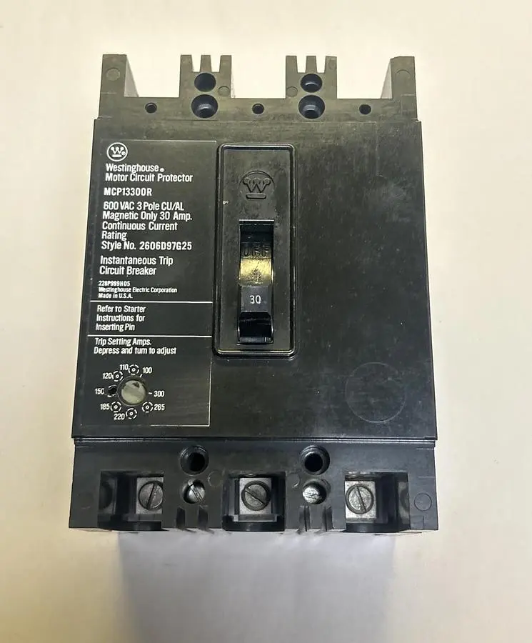 USED WESTINGHOUSE MCP13300R