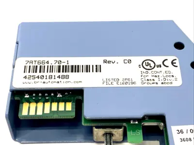 Used B&R AUTOMATION 7AT664.70-1 REV. C0, AT664 2003 PLC Input & Output | Maverick Industrial Sales #1099997