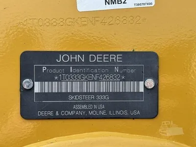 USED 2022 JOHN DEERE 333g