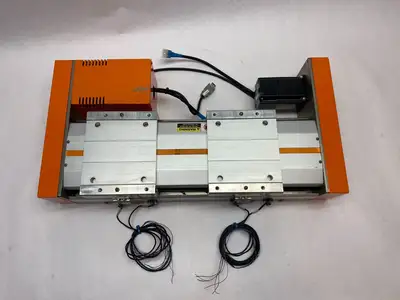 USED HANMI AUTONET DUAL-SLIDE LINEAR ROBOT ACTUATION SLIDE SYSTEM