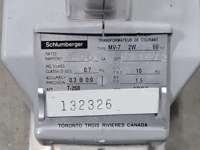 USED SCHLUMBERGER MV-7 2W